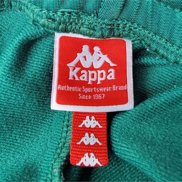 Kappa Green & Navy 222 Banda Track Pants Size Medium - Picture 11 of 13